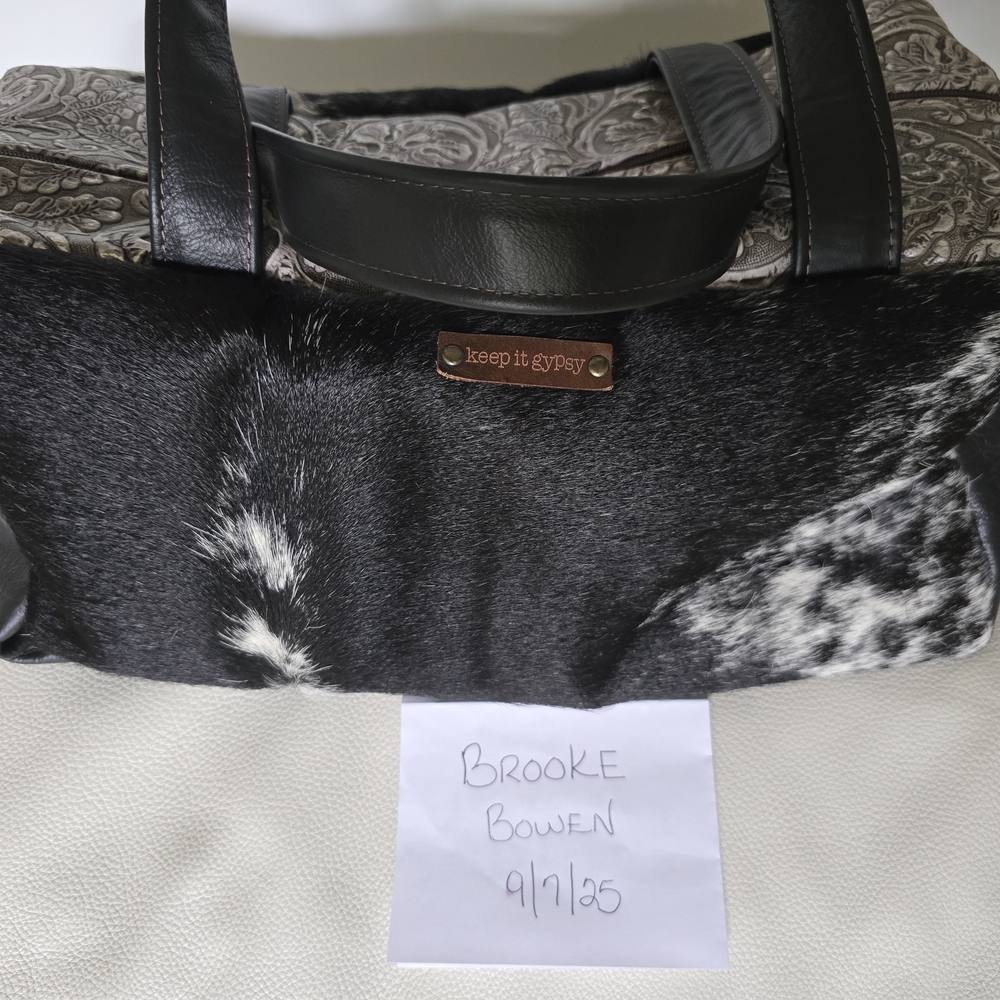 Black and Gray Women's Bag